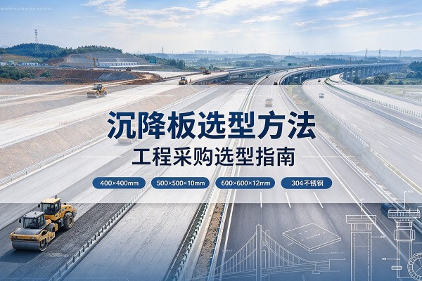 双河沉降板选择方法