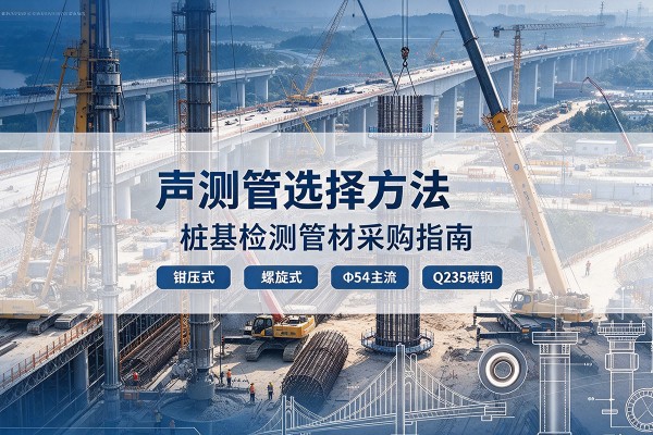 双河声测管选型标准