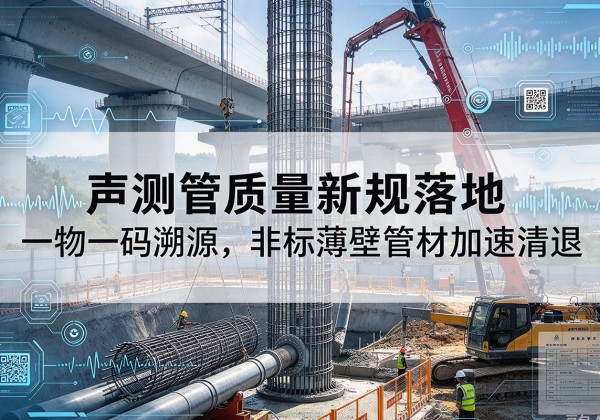 双河声测管质量新规落地，一物一码溯源，非标薄壁管材加速清退