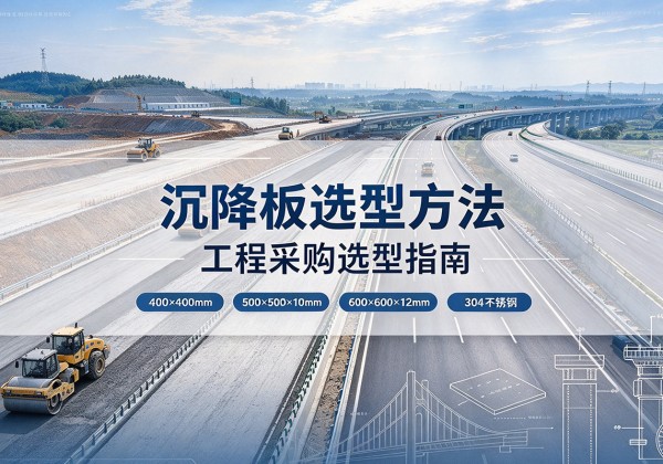 双河沉降板选择方法